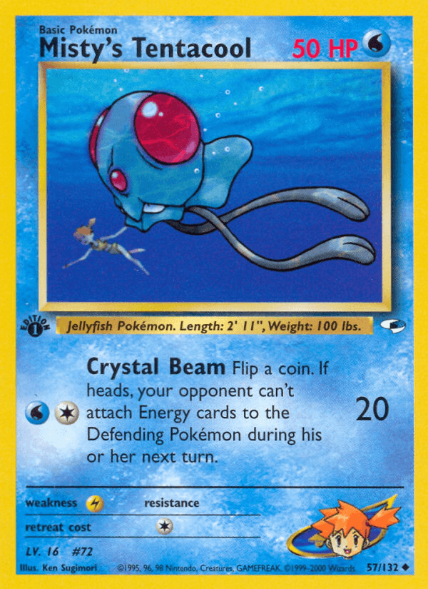 Misty's Tentacool, kortbilde fra pokemontcg.io