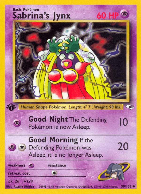 Sabrina's Jynx, kortbilde fra pokemontcg.io