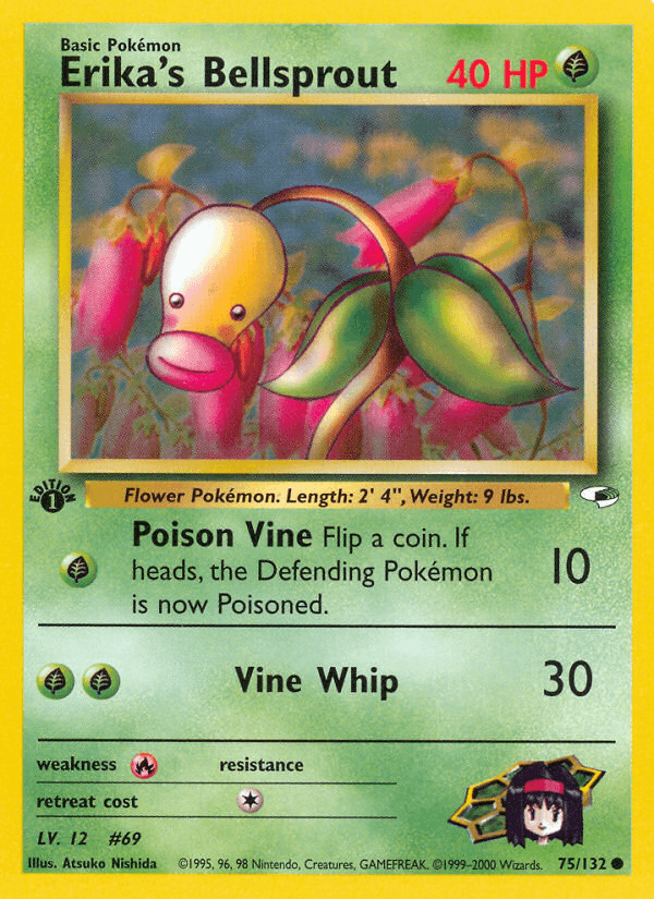 Erika's Bellsprout, kortbilde fra pokemontcg.io