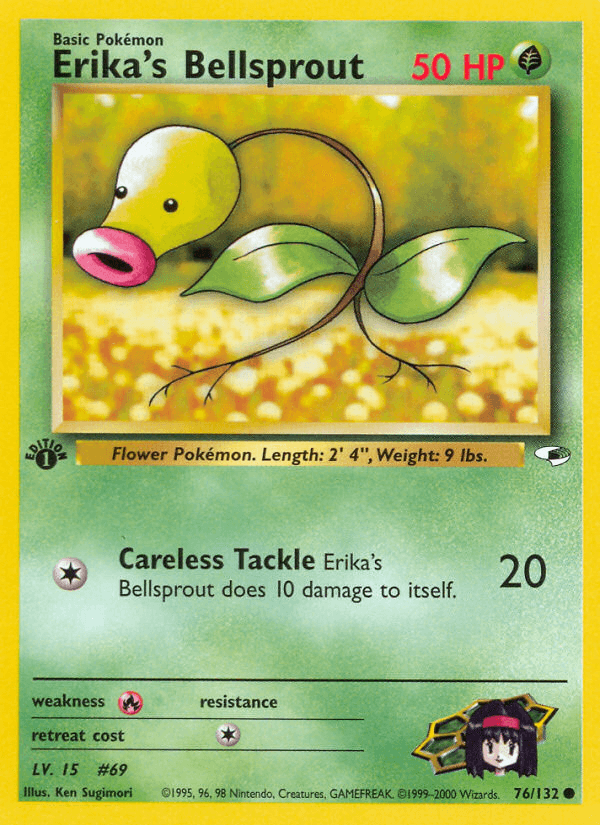 Erika's Bellsprout, kortbilde fra pokemontcg.io