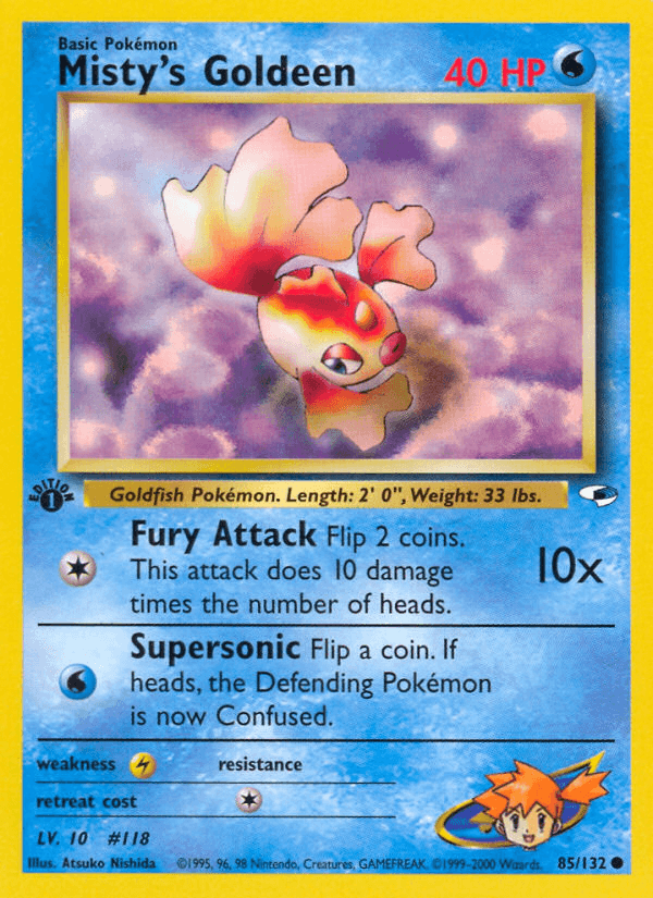 Misty's Goldeen, kortbilde fra pokemontcg.io