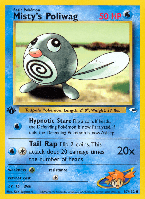 Misty's Poliwag, kortbilde fra pokemontcg.io