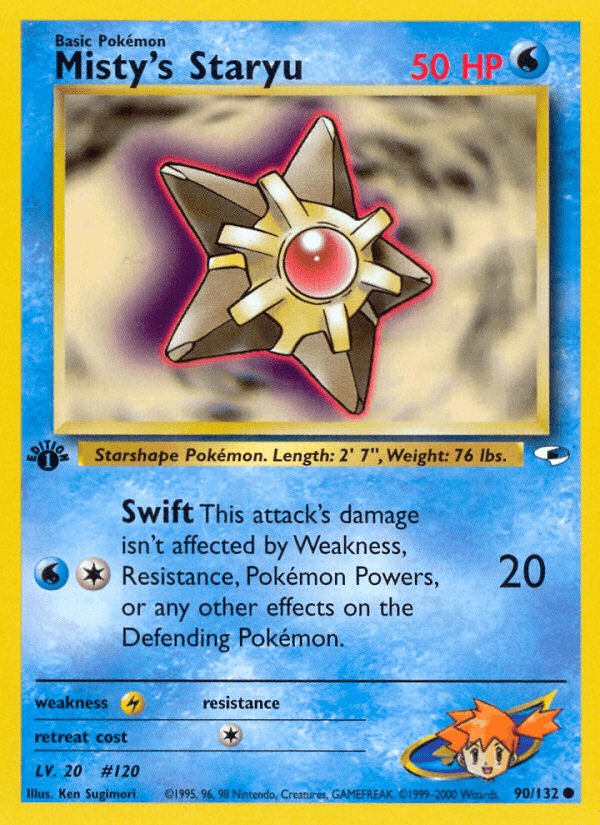 Misty's Staryu, kortbilde fra pokemontcg.io