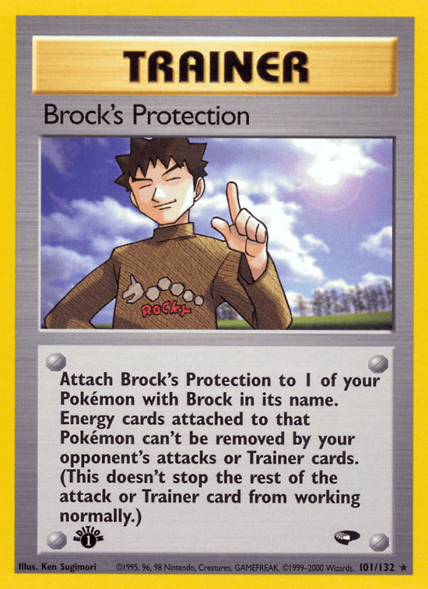 Brock's Protection, kortbilde fra pokemontcg.io