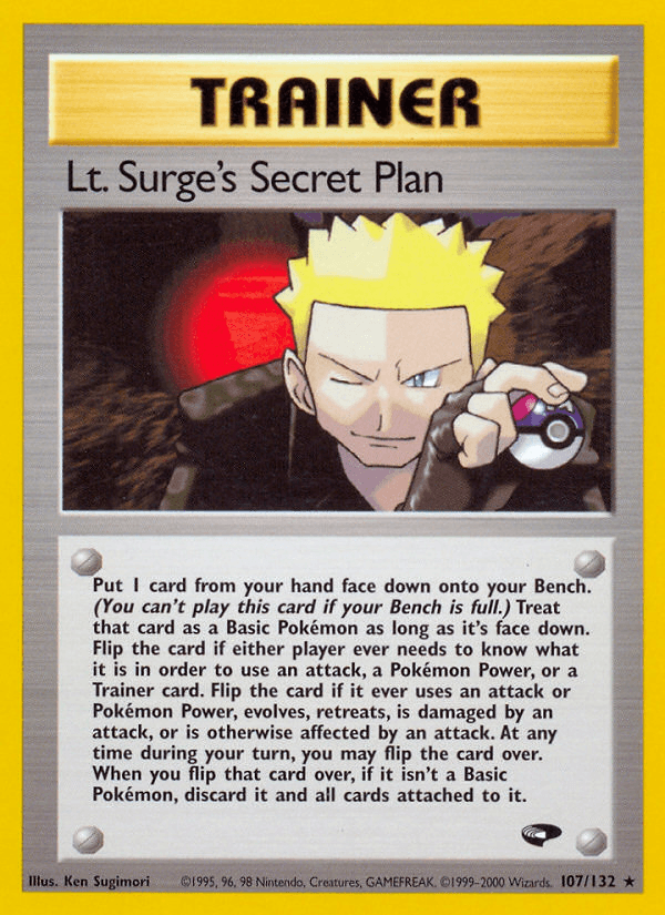 Lt. Surge's Secret Plan, kortbilde fra pokemontcg.io