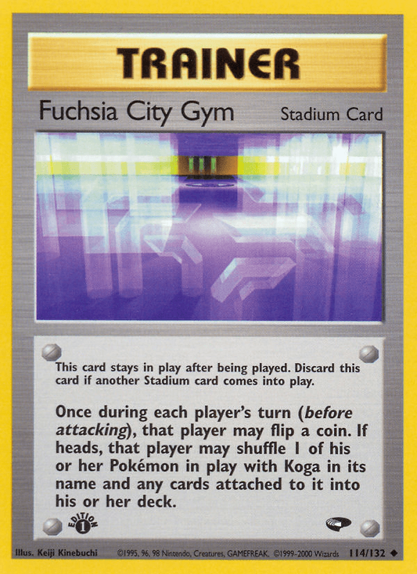 Fuchsia City Gym, kortbilde fra pokemontcg.io