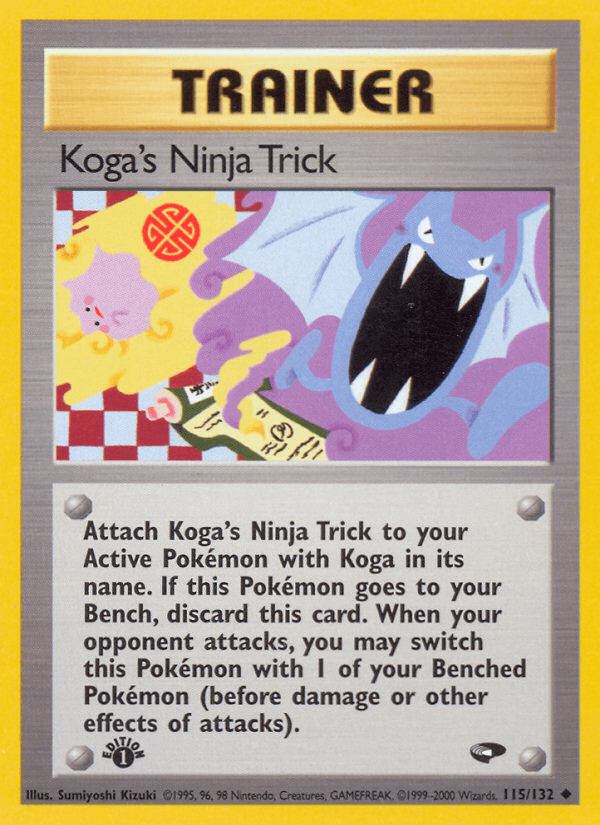 Koga's Ninja Trick, kortbilde fra pokemontcg.io
