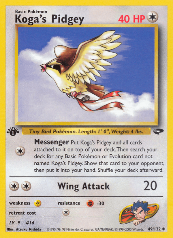 Koga's Pidgey, kortbilde fra pokemontcg.io