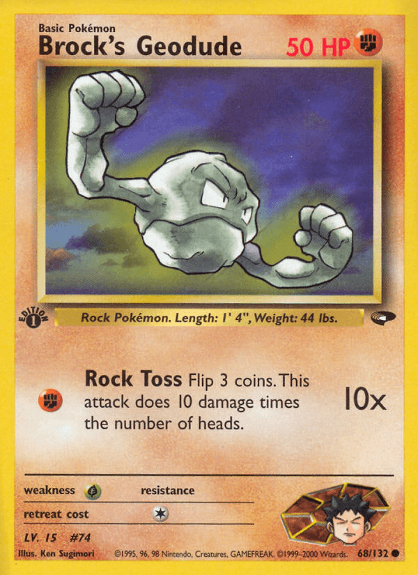 Brock's Geodude, kortbilde fra pokemontcg.io