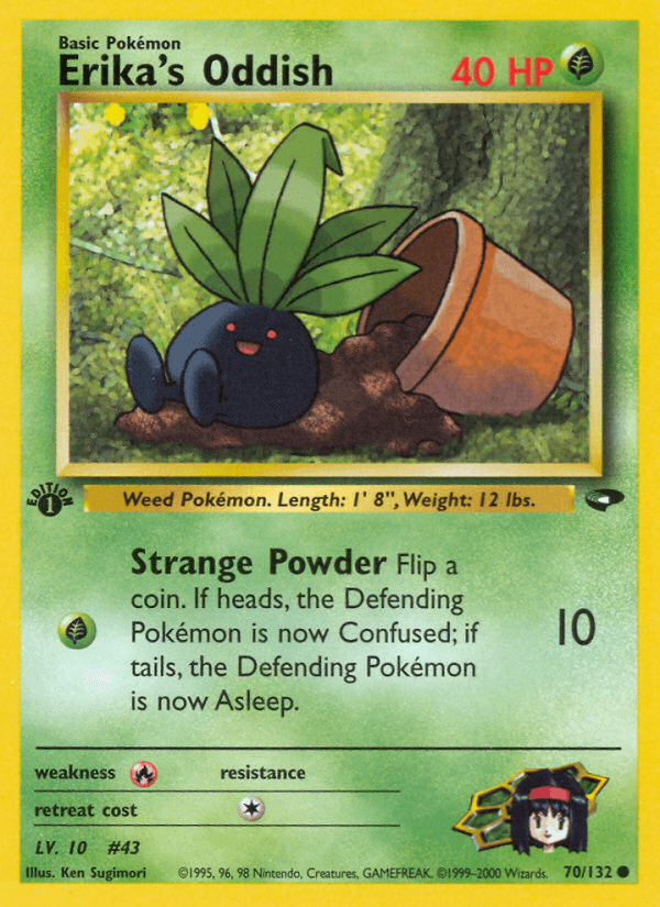 Erika's Oddish, kortbilde fra pokemontcg.io