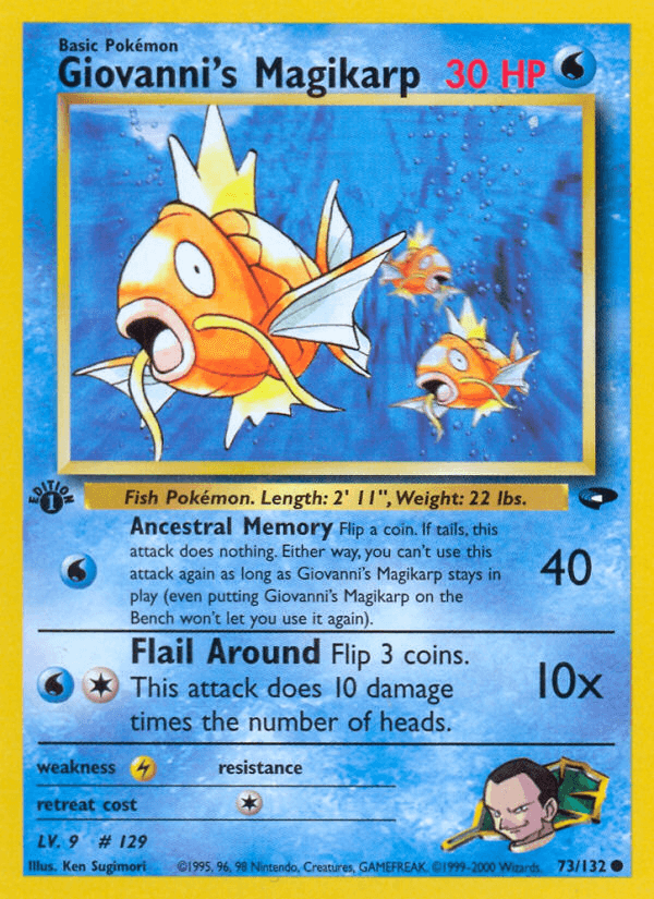 Giovanni's Magikarp, kortbilde fra pokemontcg.io
