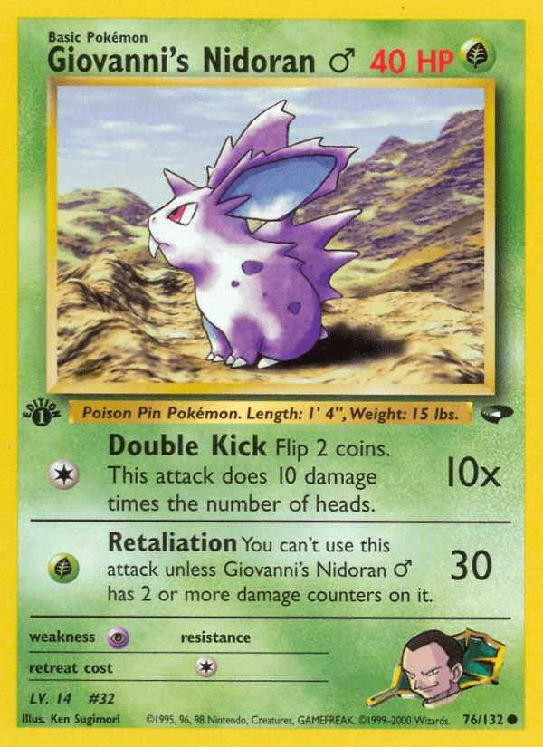 Giovanni's Nidoran ♂, kortbilde fra pokemontcg.io