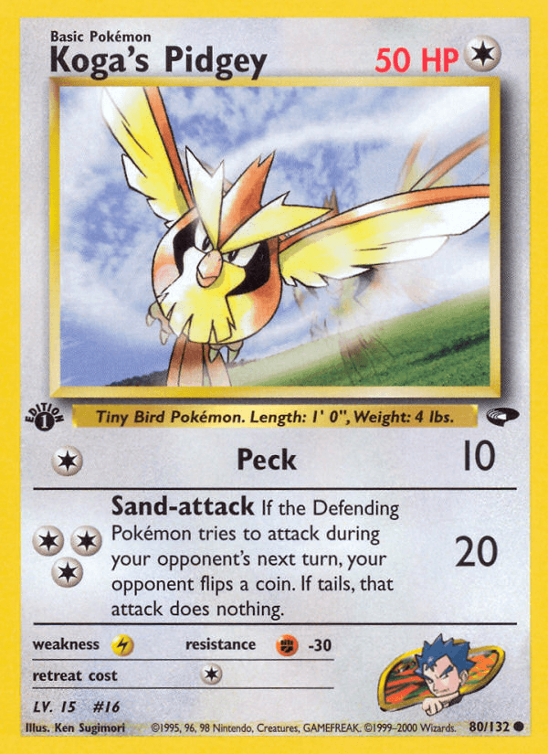 Koga's Pidgey, kortbilde fra pokemontcg.io