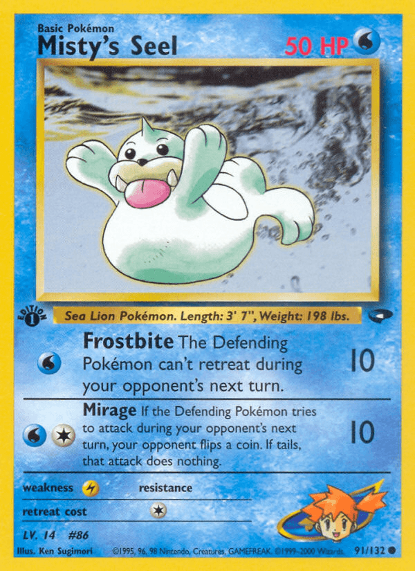 Misty's Seel, kortbilde fra pokemontcg.io