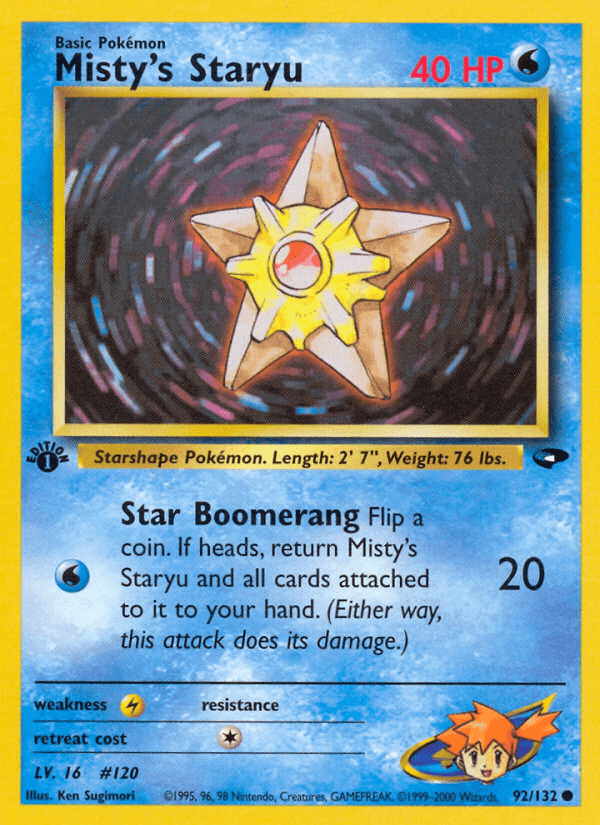 Misty's Staryu, kortbilde fra pokemontcg.io