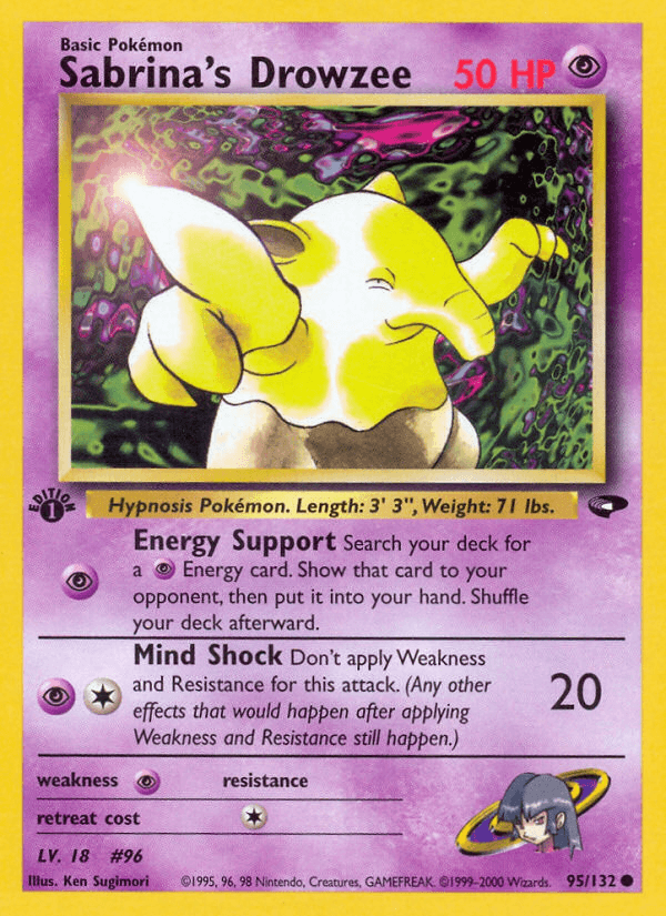 Sabrina's Drowzee, kortbilde fra pokemontcg.io