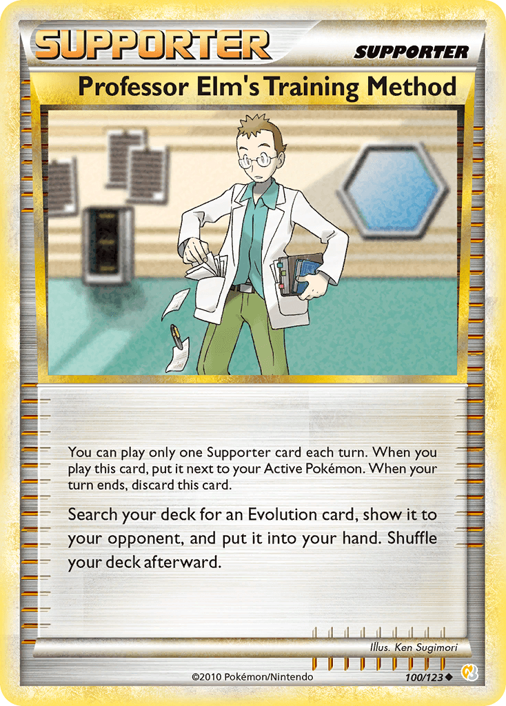 Professor Elm's Training Method, kortbilde fra pokemontcg.io