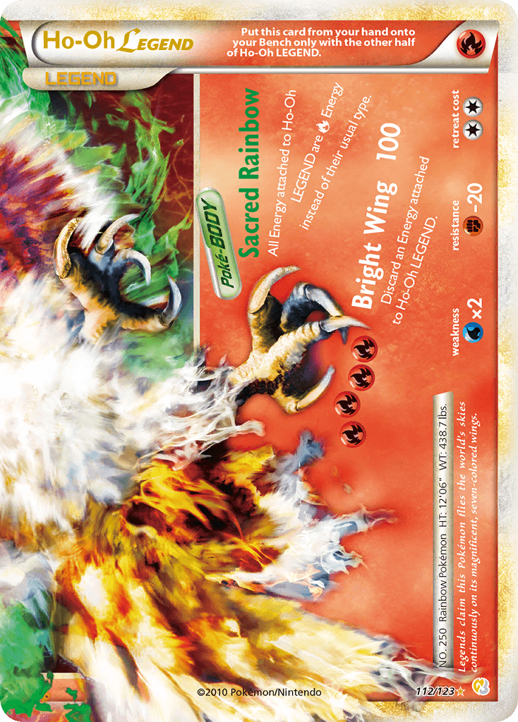 Ho-Oh LEGEND, kortbilde fra pokemontcg.io