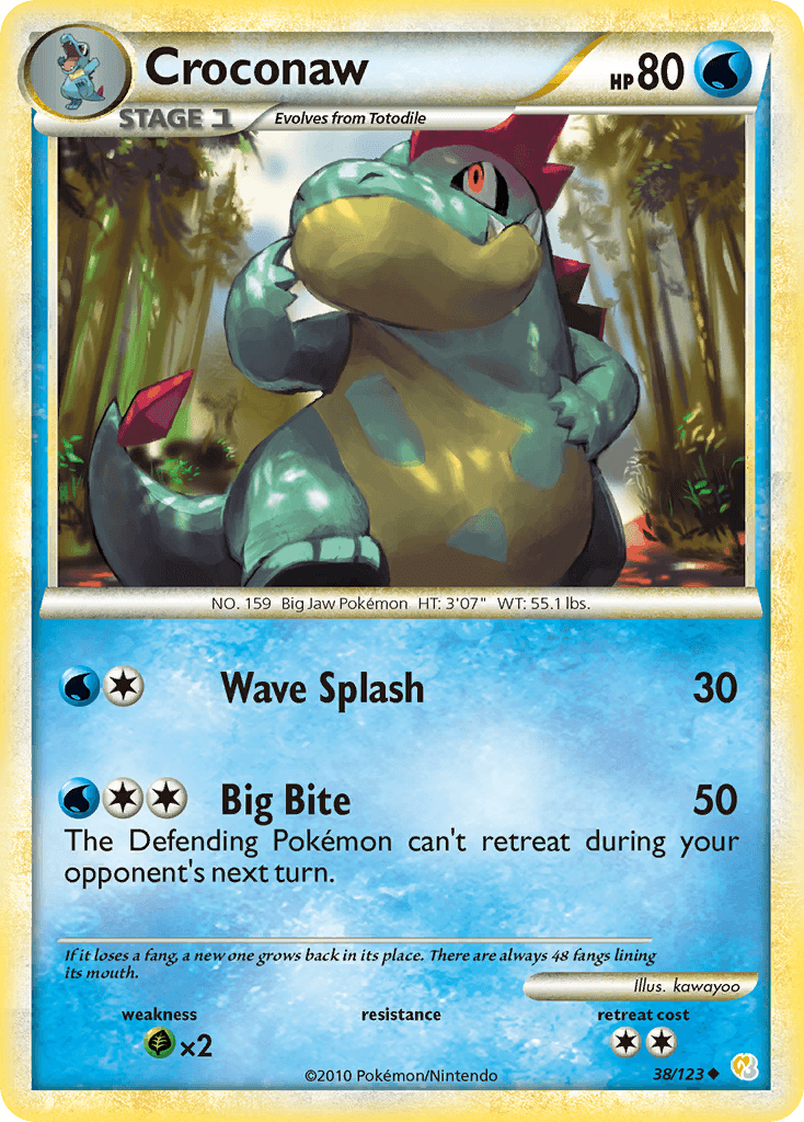 Croconaw, kortbilde fra pokemontcg.io