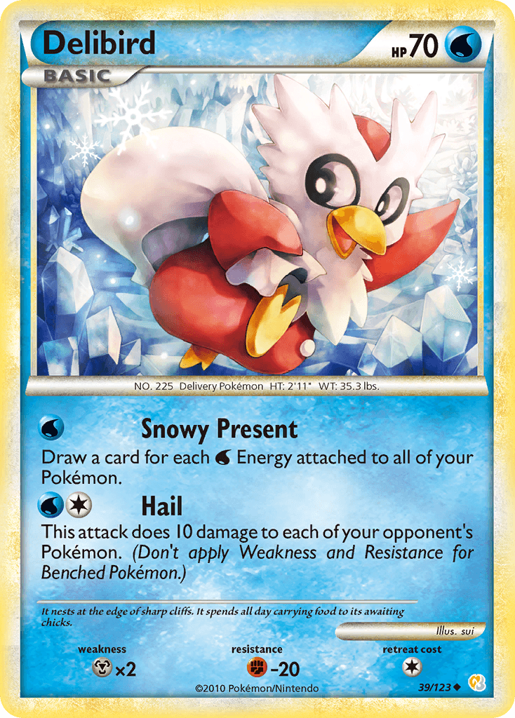 Delibird, kortbilde fra pokemontcg.io