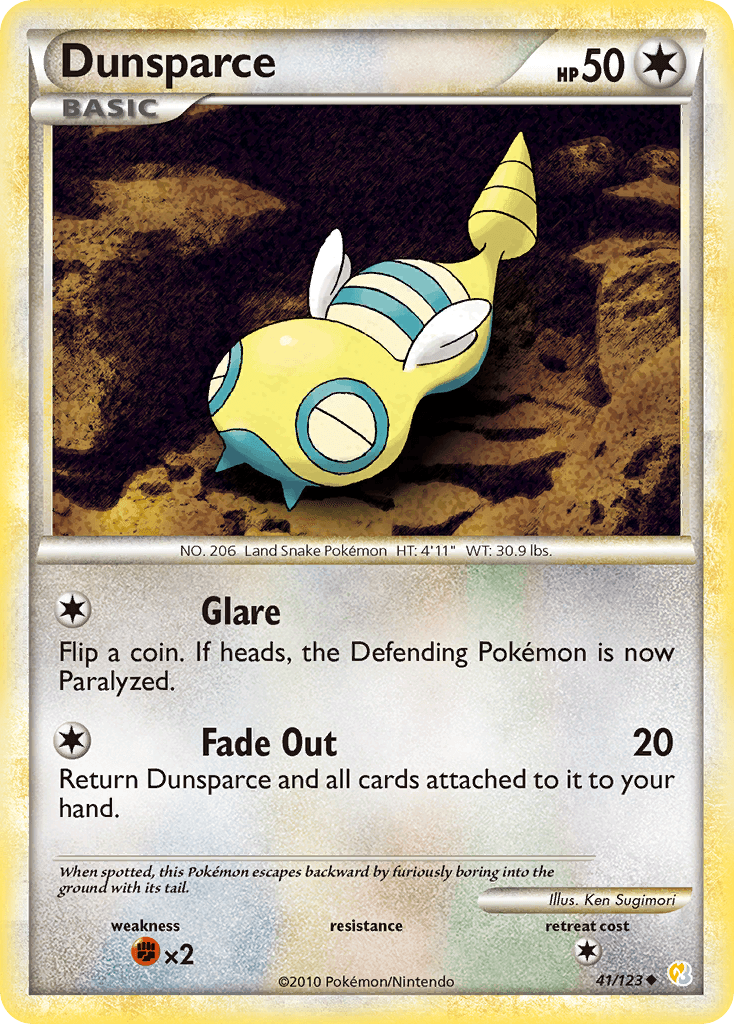 Dunsparce, kortbilde fra pokemontcg.io