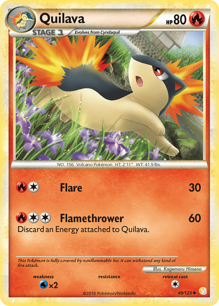 Quilava, kortbilde fra pokemontcg.io