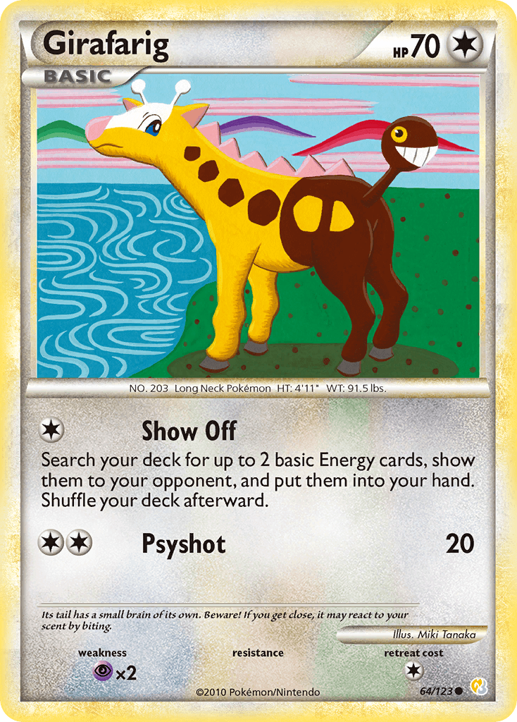 Girafarig, kortbilde fra pokemontcg.io