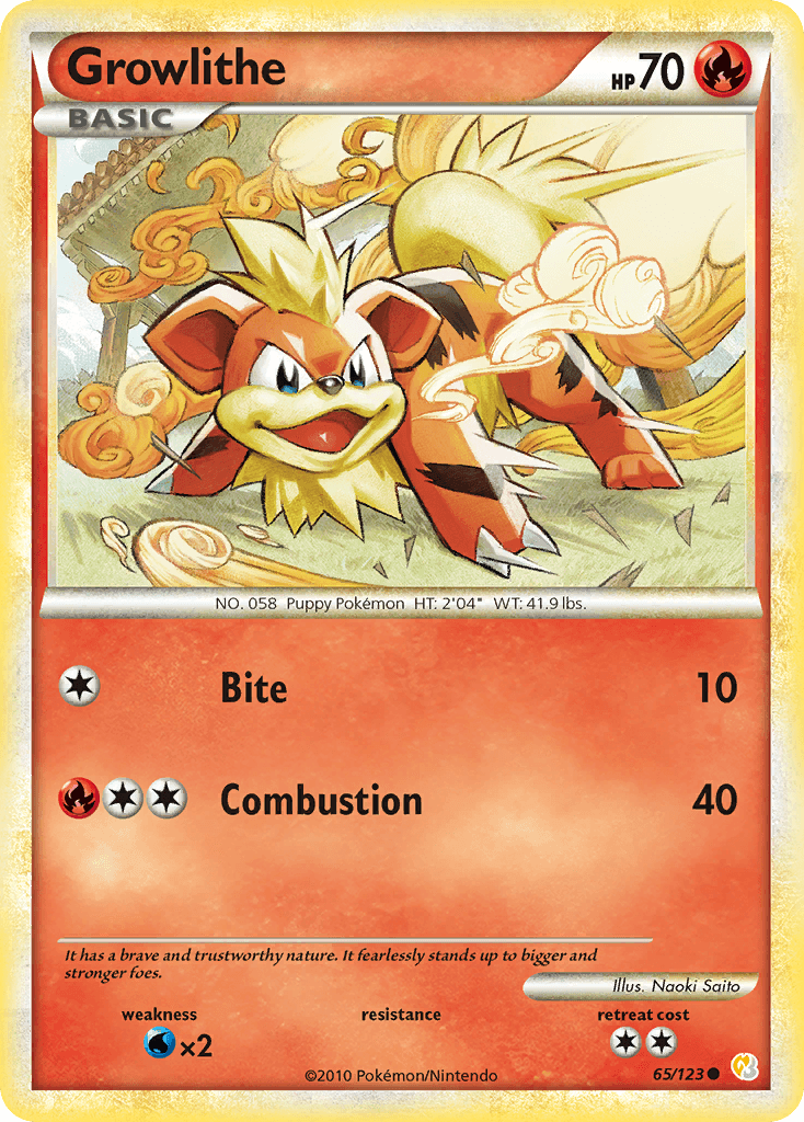 Growlithe, kortbilde fra pokemontcg.io