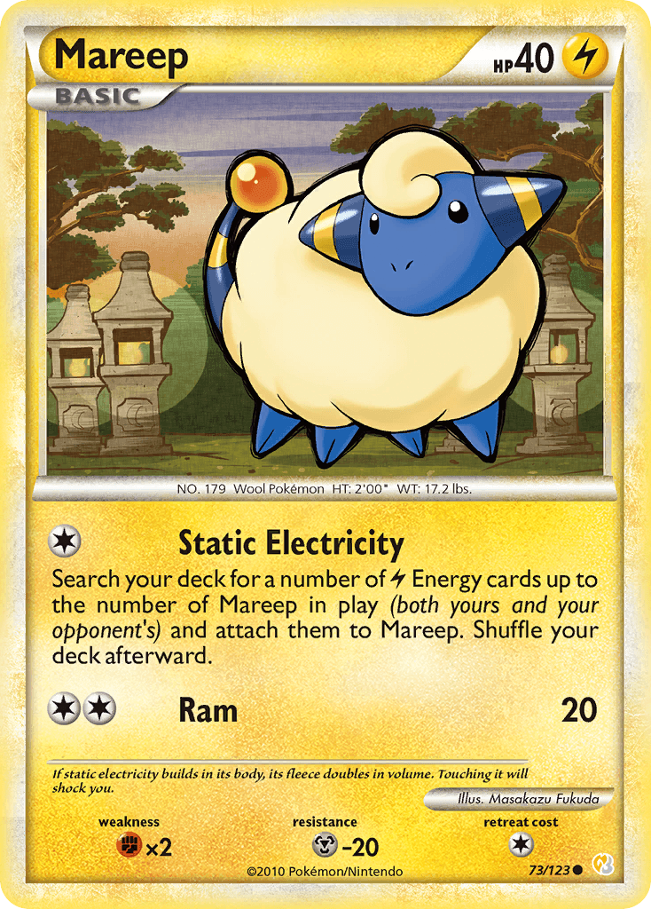 Mareep, kortbilde fra pokemontcg.io