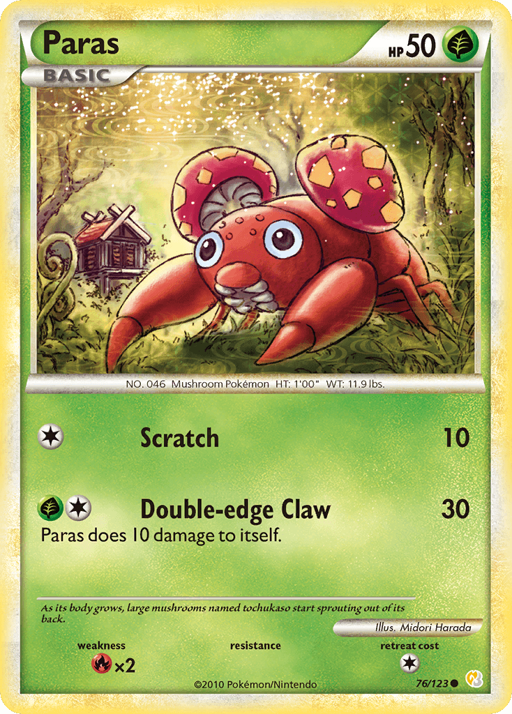 Paras, kortbilde fra pokemontcg.io