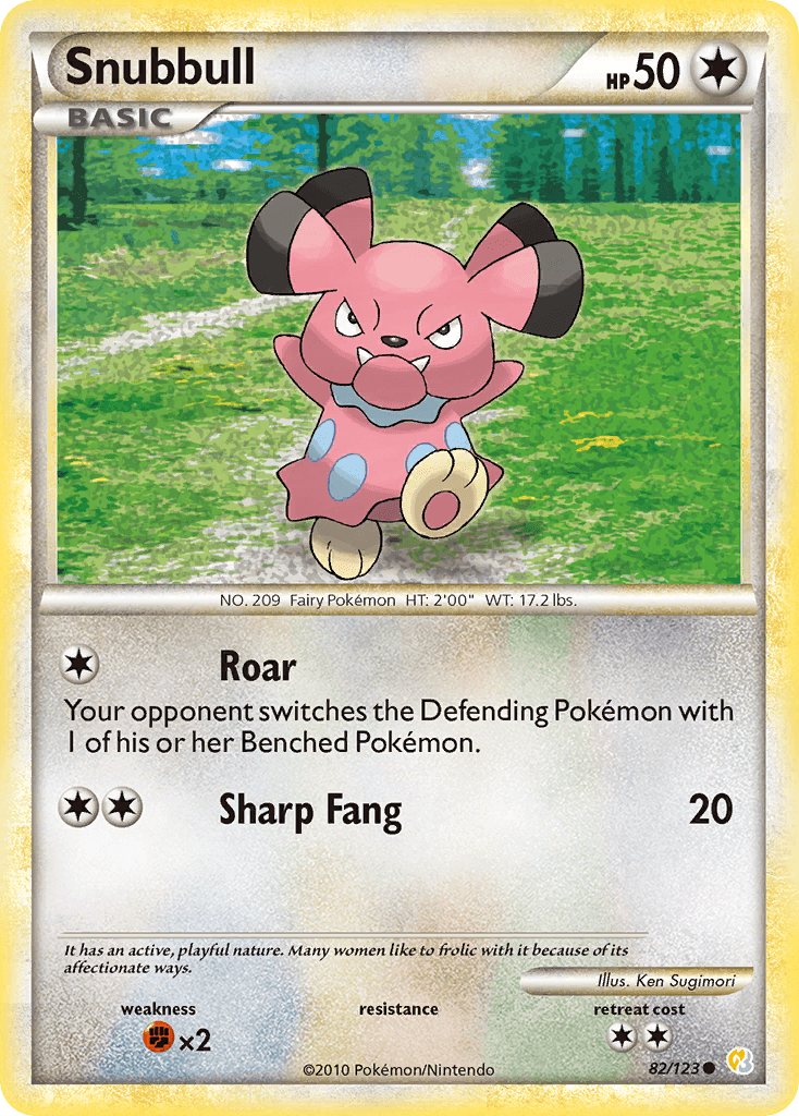 Snubbull, kortbilde fra pokemontcg.io
