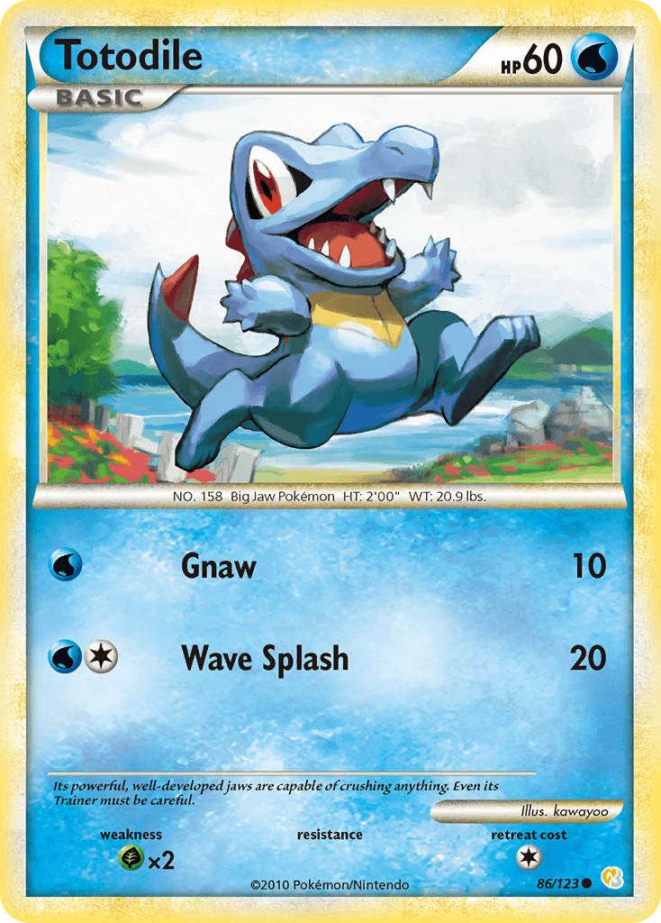 Totodile, kortbilde fra pokemontcg.io