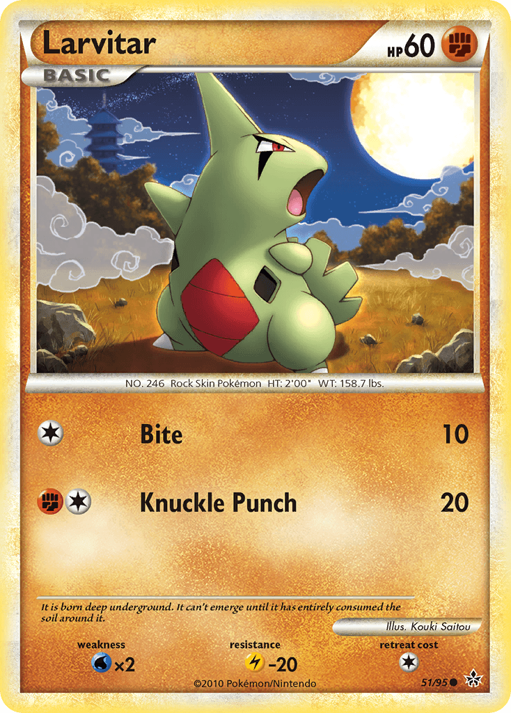 Larvitar, kortbilde fra pokemontcg.io