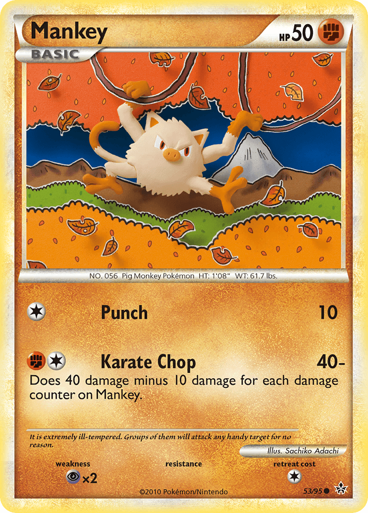 Mankey, kortbilde fra pokemontcg.io
