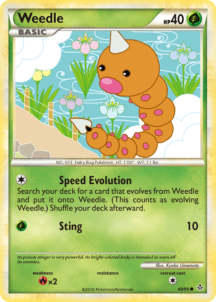 Weedle, kortbilde fra pokemontcg.io