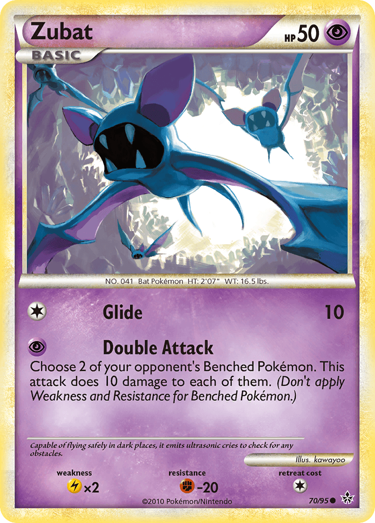 Zubat, kortbilde fra pokemontcg.io