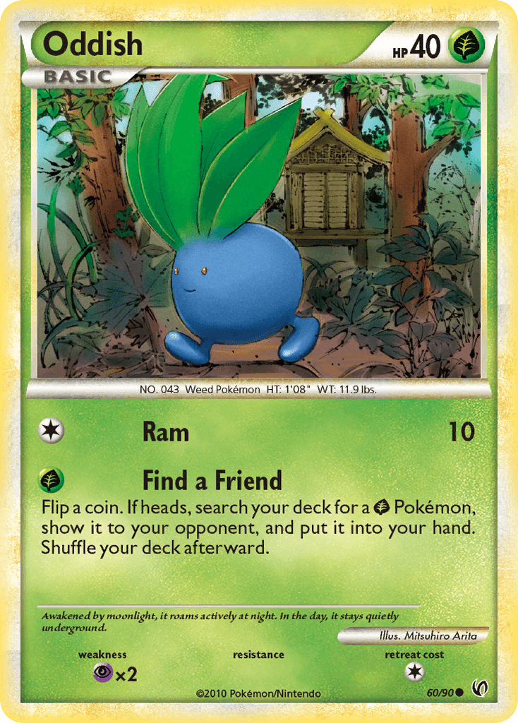 Oddish, kortbilde fra pokemontcg.io