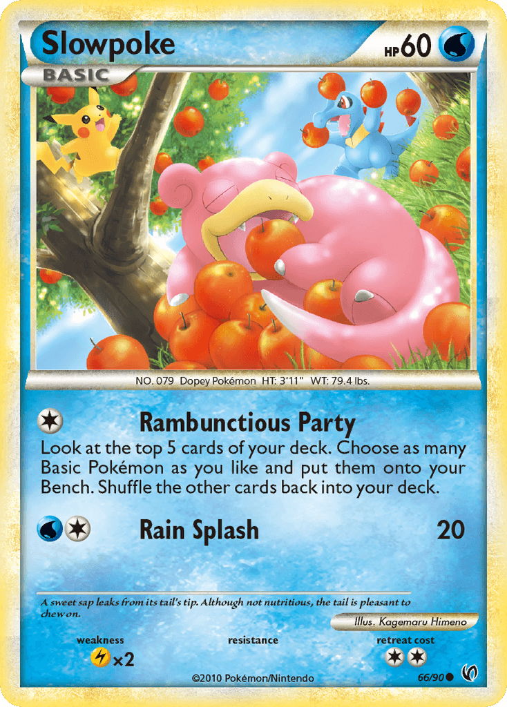 Slowpoke, kortbilde fra pokemontcg.io