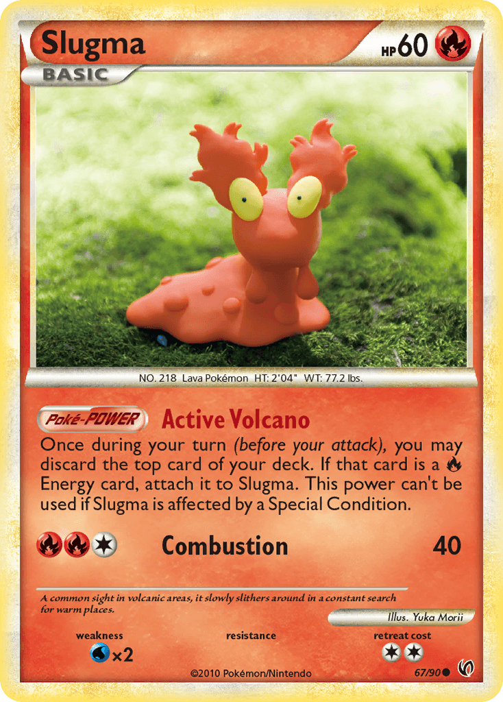 Slugma, kortbilde fra pokemontcg.io