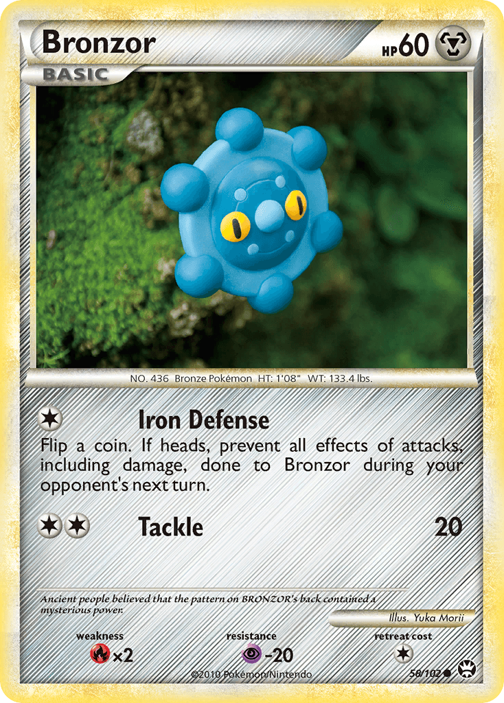 Bronzor, kortbilde fra pokemontcg.io
