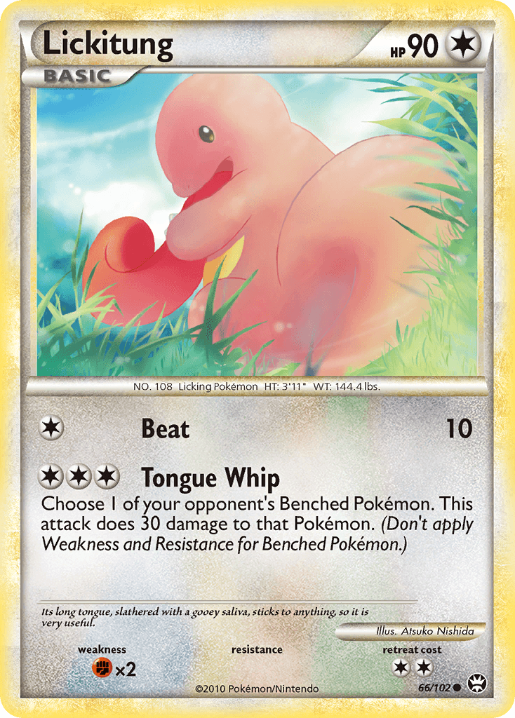 Lickitung, kortbilde fra pokemontcg.io