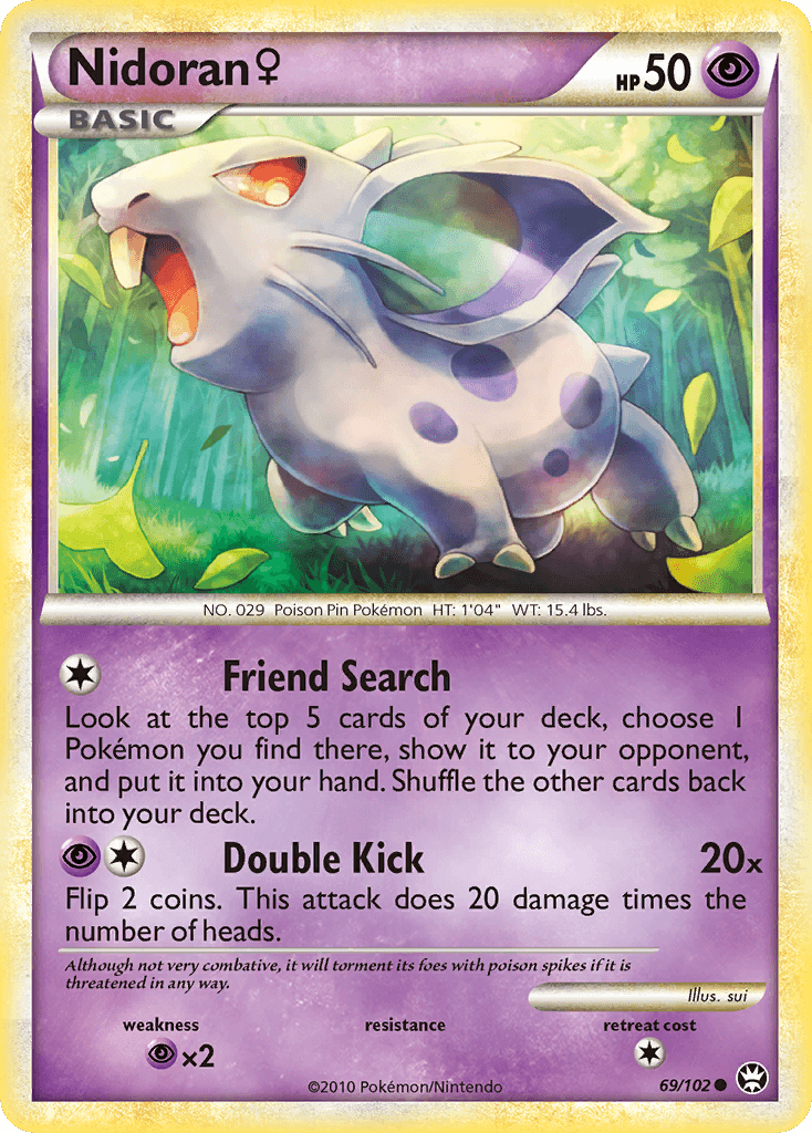 Nidoran ♀, kortbilde fra pokemontcg.io