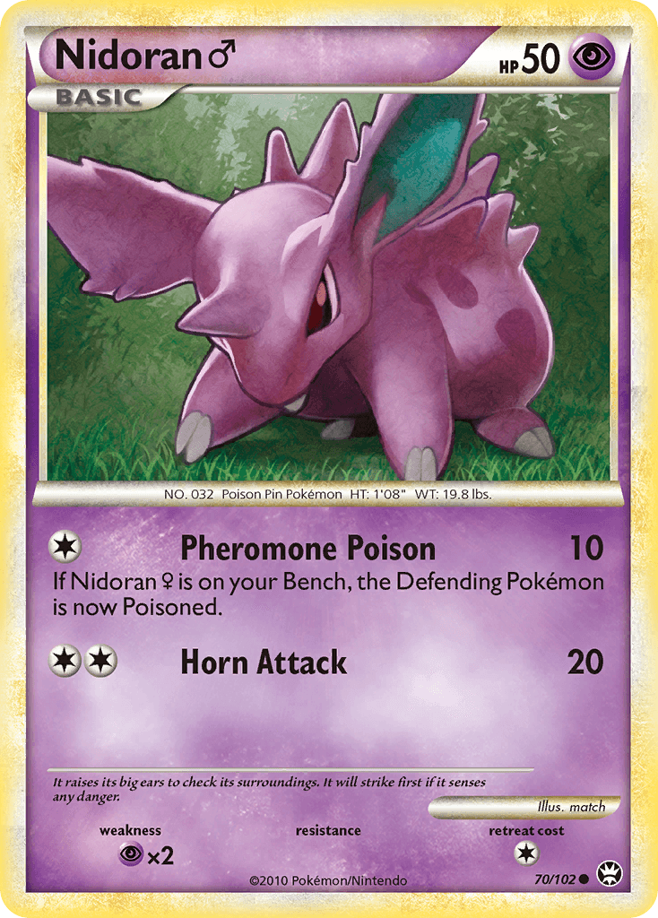 Nidoran ♂, kortbilde fra pokemontcg.io