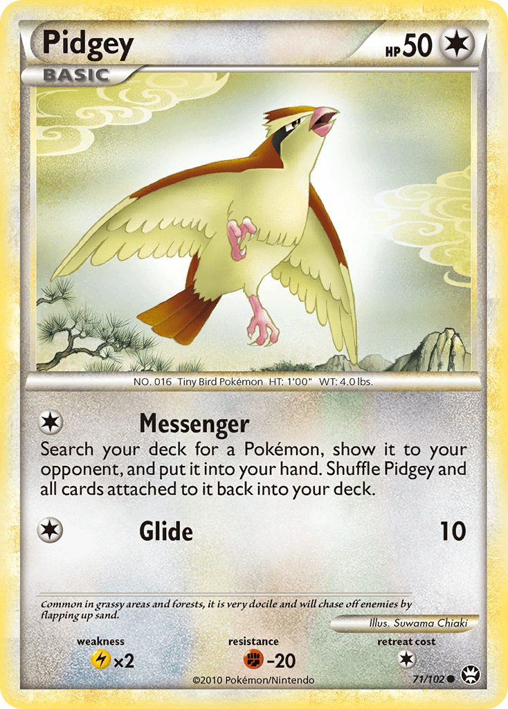 Pidgey, kortbilde fra pokemontcg.io