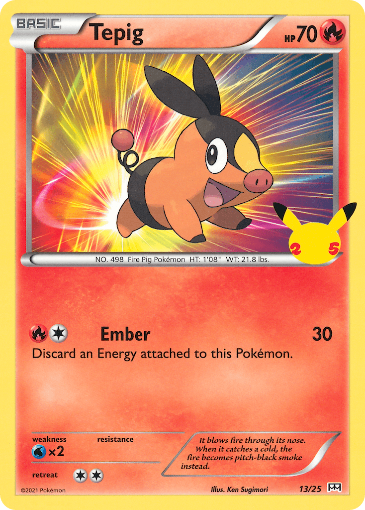 Tepig, kortbilde fra pokemontcg.io