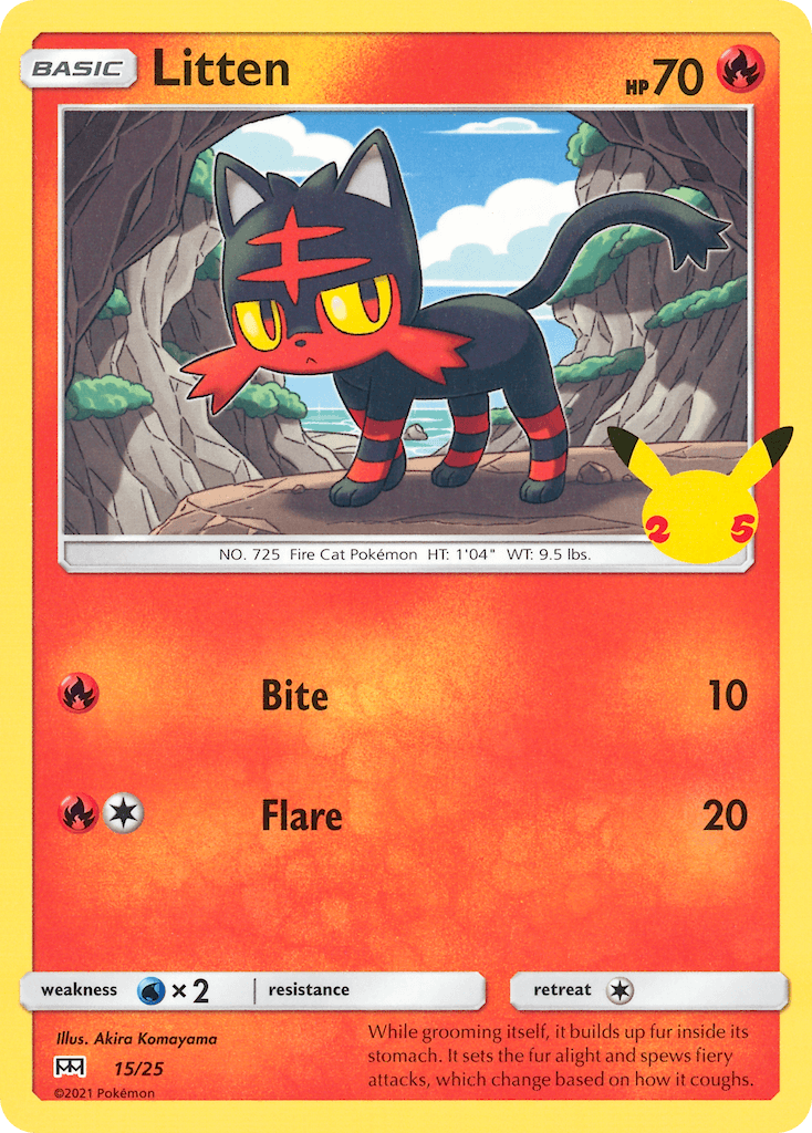 Litten, kortbilde fra pokemontcg.io