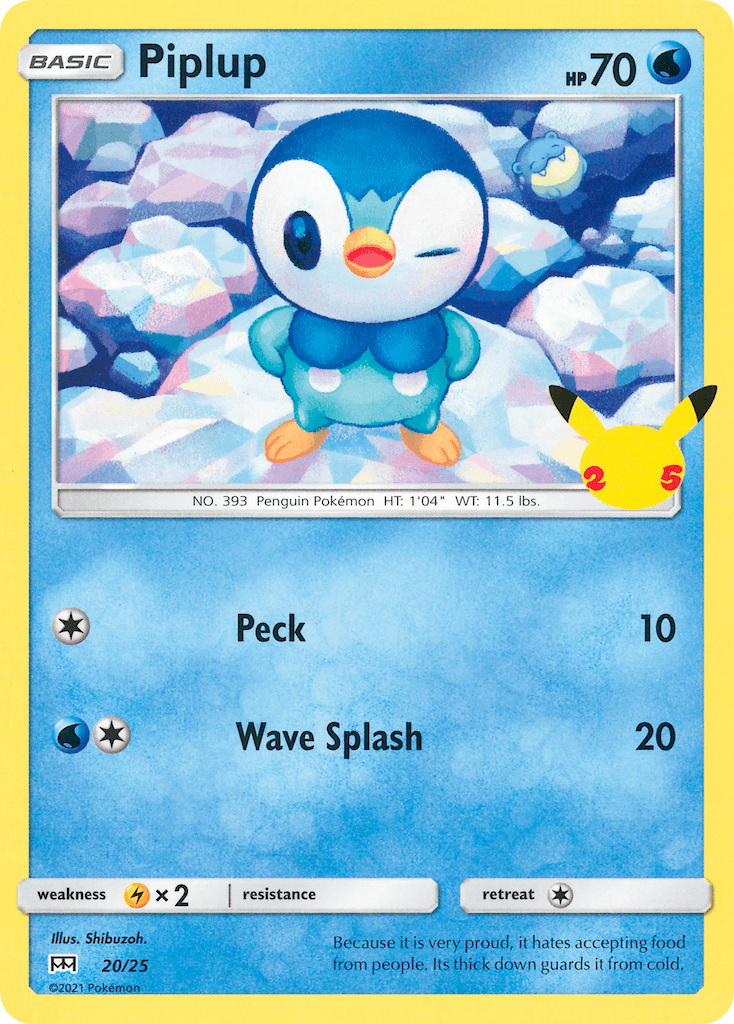 Piplup, kortbilde fra pokemontcg.io