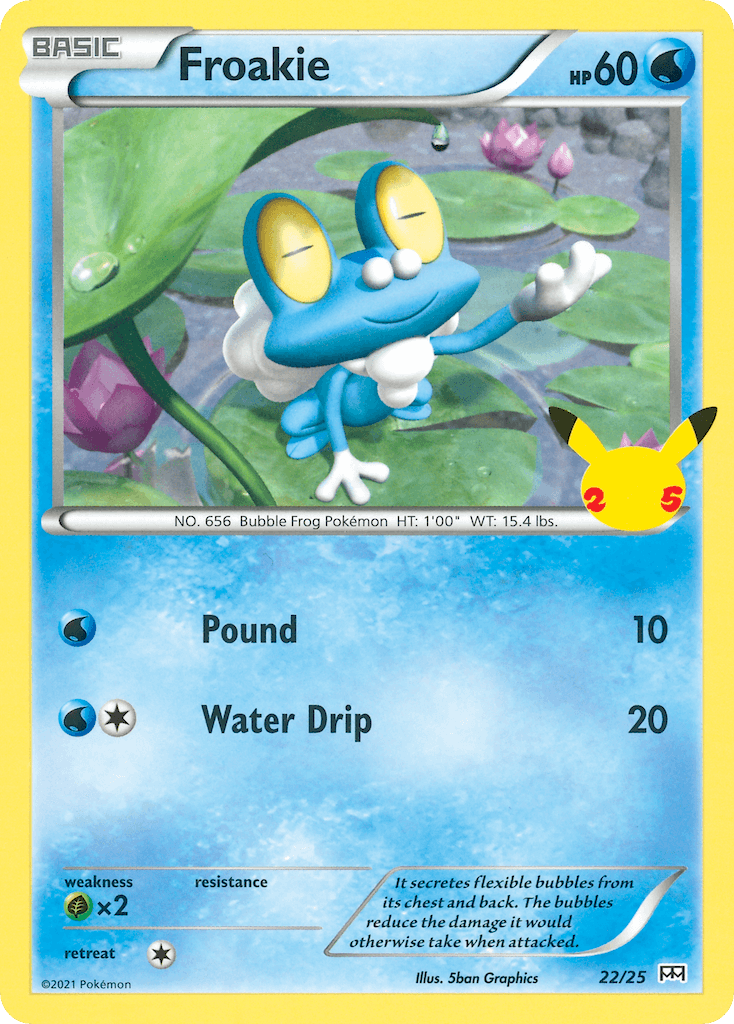 Froakie, kortbilde fra pokemontcg.io