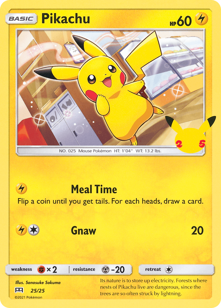 Pikachu, kortbilde fra pokemontcg.io