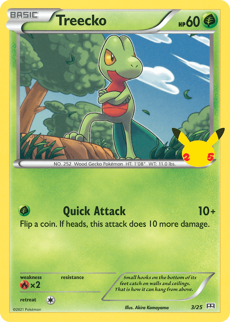 Treecko, kortbilde fra pokemontcg.io